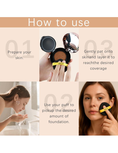 Base de Crema CC QueenDiary para Piel Madura - Color Profundo