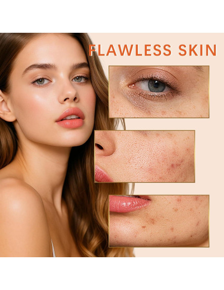 Base de Crema CC QueenDiary para Piel Madura - Color Profundo