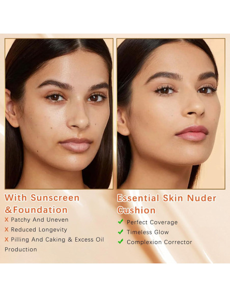 Base de Crema CC QueenDiary para Piel Madura - Color Profundo