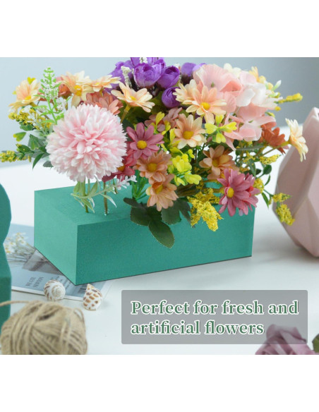 Bloques de Espuma Floral 4Pcs SUPKING 17.78x8.89x5.08cm