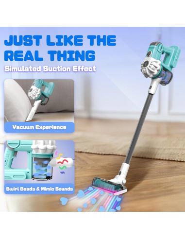 Aspiradora de Juguete SmilessKiddo 3 en 1 para Niños