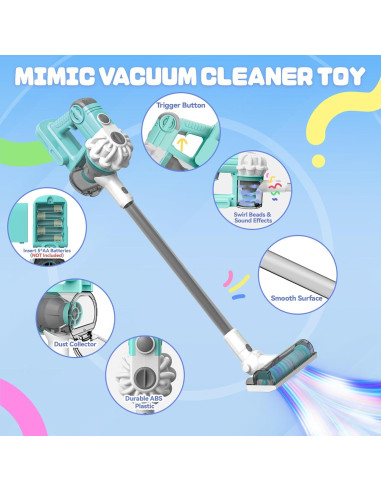 Aspiradora de Juguete SmilessKiddo 3 en 1 para Niños