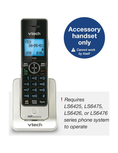 Auricular Inalámbrico VTech LS6405 Accesorio Plata DECT 6.0