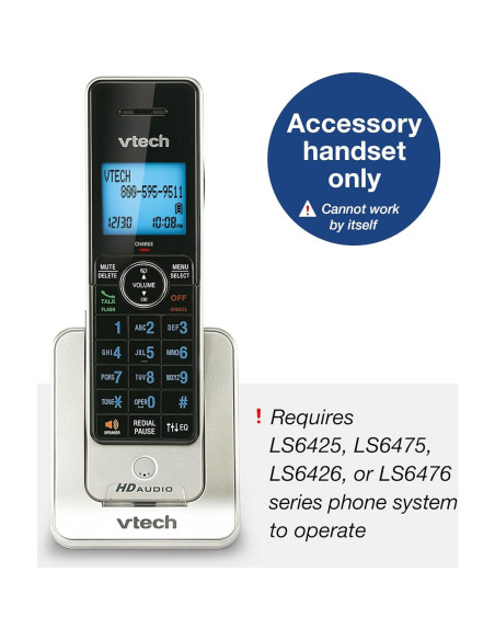 Auricular Inalámbrico VTech LS6405 Accesorio Plata DECT 6.0
