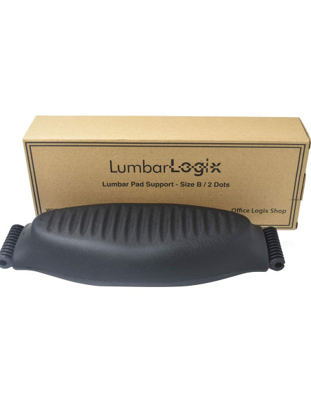 Soporte Lumbar OFFICE LOGIX SHOP Tamaño B Grafito