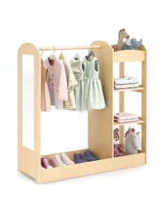 Armario de Almacenamiento HONEY JOY con Espejo para Niños