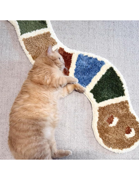 Alfombra para Niños en Forma de Serpiente gdmgdr 120x35cm