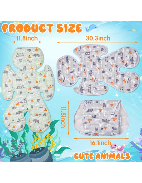 Almohadilla Refrigerante para Asiento de Coche Niños BD101 Verde