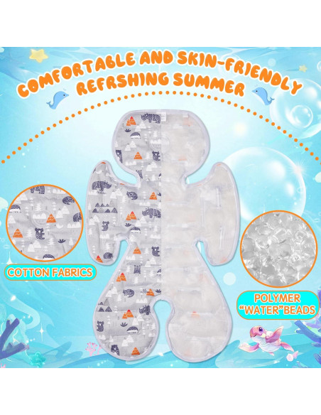 Almohadilla Refrigerante para Asiento de Coche Niños BD101 Verde