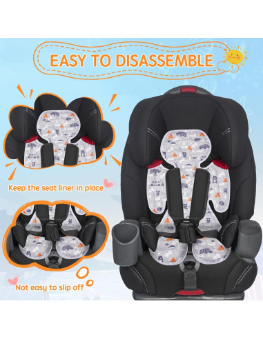 Almohadilla Refrigerante para Asiento de Coche Niños BD101 Verde