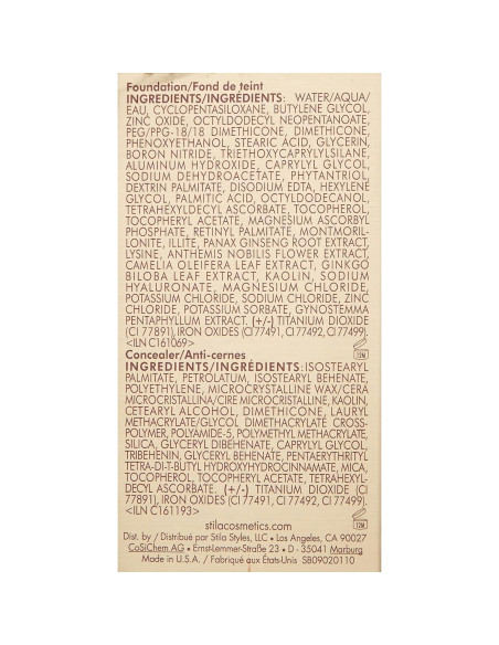 Base y Corrector Stila Stay All Day 00 Porcelana 29.57g