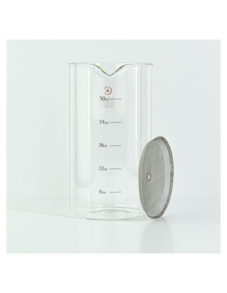 Cristal de Repuesto para Prensa Francesa Cafe Crush Club 1L