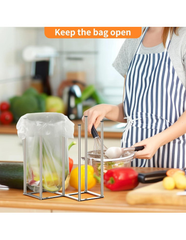 Soporte Plegable para Secar Botellas KORRTFID Acero Inoxidable