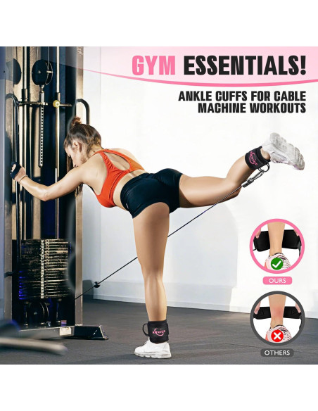 Bandas de Resistencia para Tobillos KRNIUC - 3 Niveles de Tensión