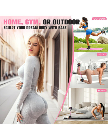 Bandas de Resistencia para Tobillos KRNIUC - 3 Niveles de Tensión