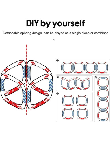 Paquete de 5 Puertas de Carreras FPV Mochalight 60-85CM