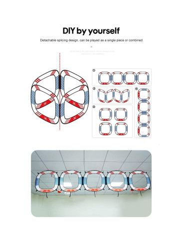 Paquete de 5 Puertas de Carreras FPV Mochalight 60-85CM