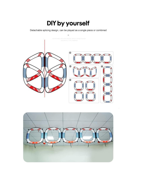 Paquete de 5 Puertas de Carreras FPV Mochalight 60-85CM