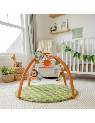 Alfombra de Actividad SnapPea para Bebés 94cm Verde/Marrón