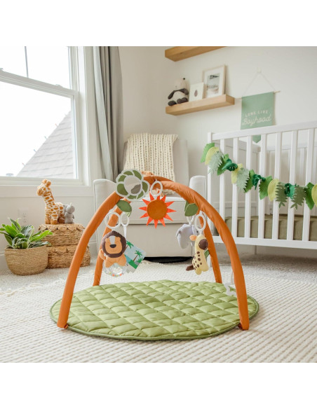 Alfombra de Actividad SnapPea para Bebés 94cm Verde/Marrón