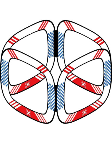 Paquete de 5 Puertas de Carreras FPV Mochalight 60-85CM