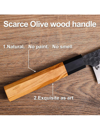 Juego de cuchillos de cocina Tinta de Ciruelas 3 piezas acero inoxidable