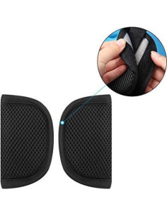 Accmor Fundas para Correas de Asiento de Auto Bebés - Negro 2