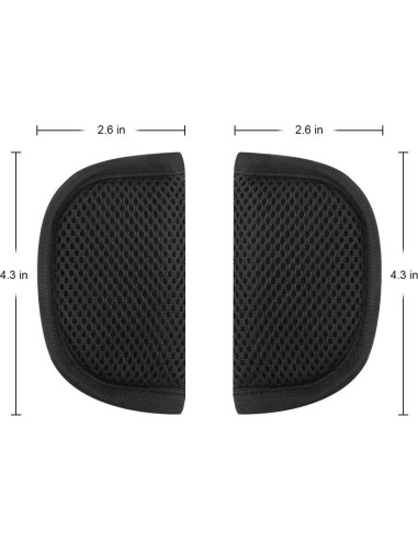 Accmor Fundas para Correas de Asiento de Auto Bebés - Negro