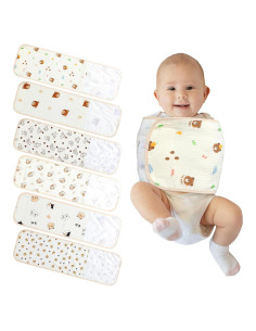 6 Bandas Ajustables para Envolver Bebés Funnysoft - Algodón