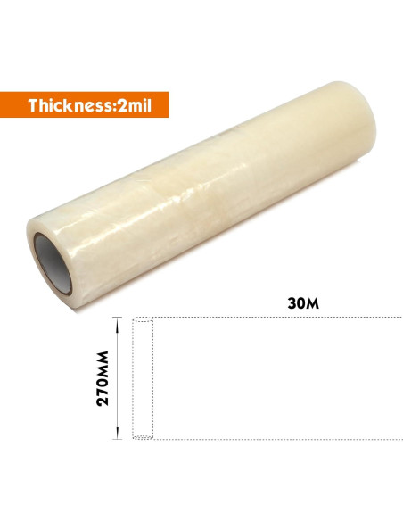 Película Protectora Autoadhesiva ROLLINGDOG 27 cm x 30.48 m