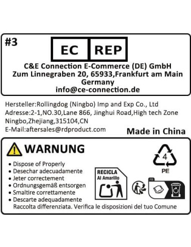 Película Protectora Autoadhesiva ROLLINGDOG 27 cm x 30.48 m
