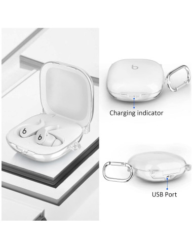 Funda Dura Filoto para Beats Fit Pro 2021 - Transparente