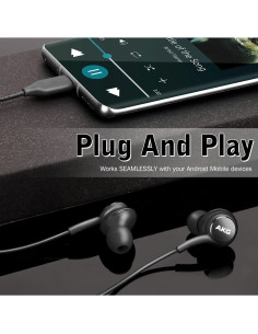 Auriculares Estéreo Type-C UrbanX UX para Panasonic Eluga X1 Pro 2