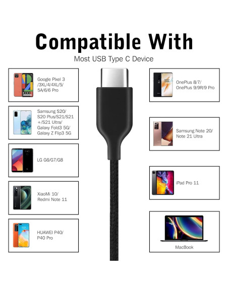 Auriculares Estéreo Type-C UrbanX UX para Panasonic Eluga X1 Pro