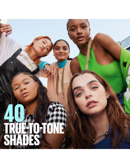 Base Líquida Maybelline Fit Me Mate + Sin Poros Marfil Claro y 2 Esponjas Real Techniques