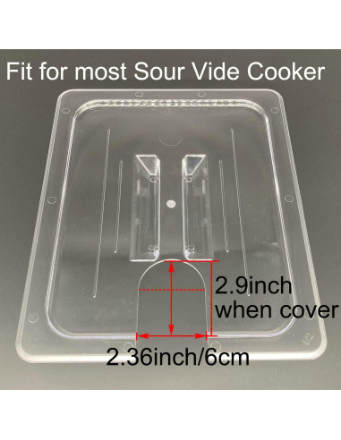 Contenedor Sous Vide SEAYIN 11 Litros Policarbonato Transparente
