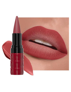 Lápiz Labial Mate CAKAILA Rojo Oscuro 2 en 1 Delineador