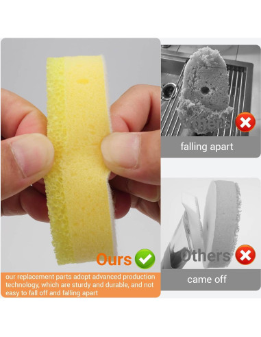 12 Recargas de Esponja para Varita Scrub Daddy UWSTE