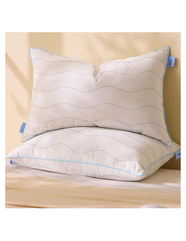 Almohadas de Plumas de Pato y Ganso Felo - Juego de 2 Estándar 50.8x66cm