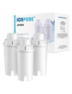 Filtro de Agua ICEPURE para Jarras Brita - 3 Unidades