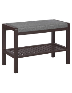 Banco para Zapatos SONGMICS ULBS65C con Cojín, 158 kg