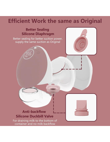 4 Piezas Diafragmas de Silicona BDICOVE para Momcozy M9