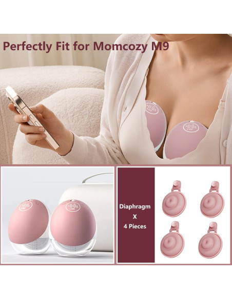 4 Piezas Diafragmas de Silicona BDICOVE para Momcozy M9