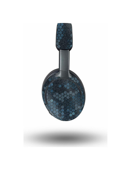Piel de Brillo Glossy Glitter MightySkins para Bose QuietComfort Ultra - Camuflaje Hexagonal Azul