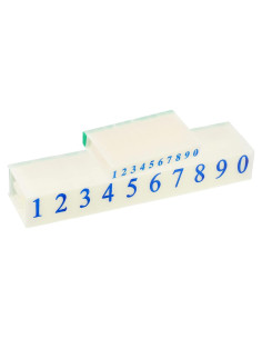 Sellos de Números PATIKIL 0-9, Tamaños 7x5mm y 17x11mm