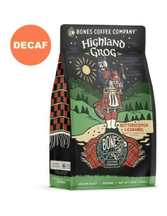 Café Descafeinado Sabor Caramelo de Mantequilla Bones 340g 2