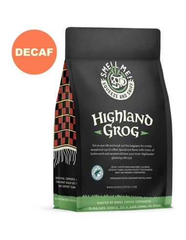 Café Descafeinado Sabor Caramelo de Mantequilla Bones 340g