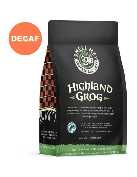 Café Descafeinado Sabor Caramelo de Mantequilla Bones 340g