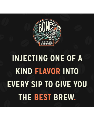 Café Descafeinado Sabor Caramelo de Mantequilla Bones 340g