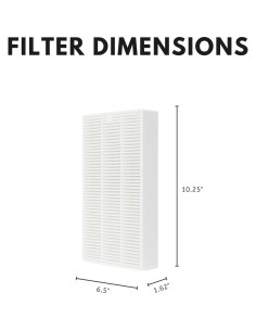 Filtro de Reemplazo HEPA Nispira para Purificador Honeywell HPA300 2